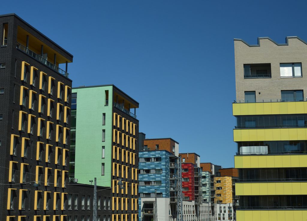 Le quartier de Jätkäsaari à Helsinki.
