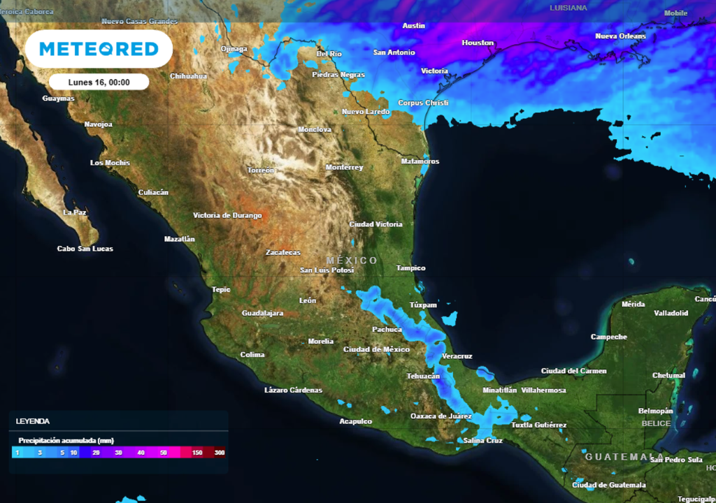 Lluviaas Pronóstico de lluvias para este domingo en México.