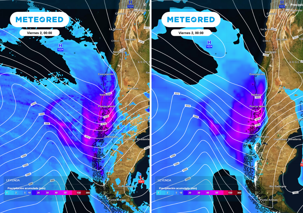mapas de precipitación acumulada.