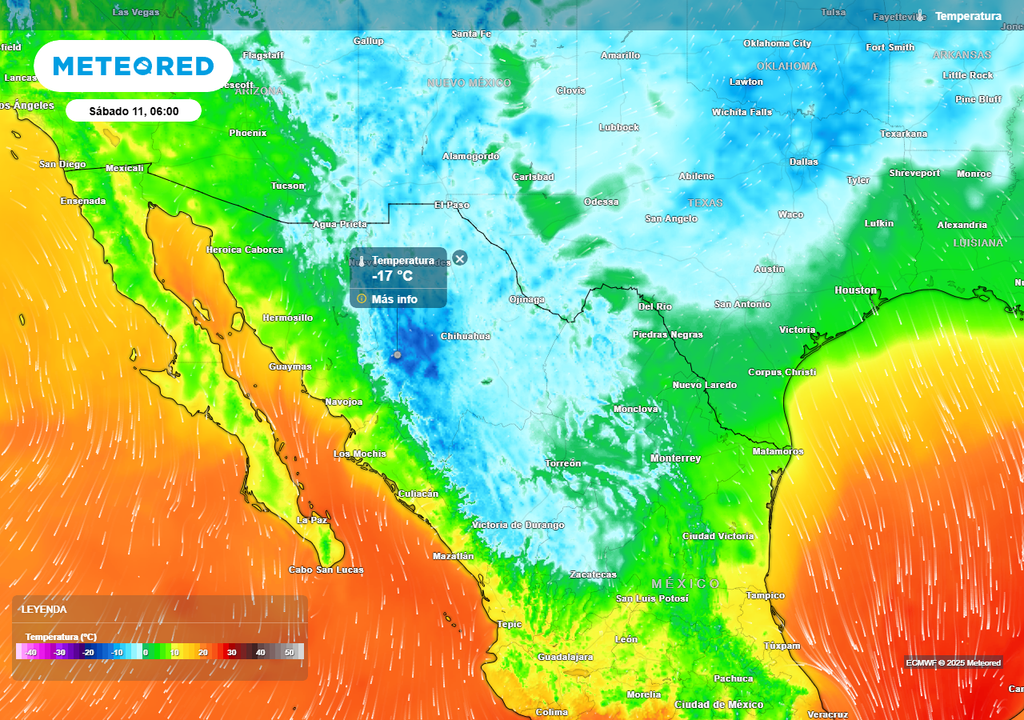 Pronóstico de temperaturas en grados Celsius Pronóstico de temperaturas en grados Celsius