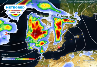 En unas horas crecerá un gran frente de tormentas que dejará granizo y vendavales en estas comunidades del este
