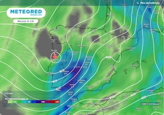 Pronto el Sistema Central y los Pirineos serán 'sumideros' del río atmosférico: más de 100 l/m2 en estas provincias