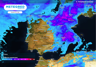 El martes una vaguada desatará fuertes tormentas con granizo en estas zonas de España