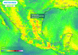 En unas horas frente frío 44 dejará rachas de hasta 70 km/h mientras avanza por Chihuahua, Coahuila y Nuevo León