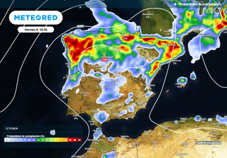 En unas horas Galicia, Castilla y León y estas otras comunidades tendrán tormentas con lluvias de 20 l/m2 en poco tiempo