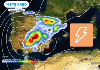 En unas horas exGabrielle dejará tormentas muy fuertes en España: 