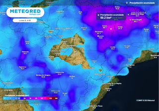 En unas horas Aragón será la zona más castigada por las tormentas con granizo: "más de 50 l/m2", avisa Samuel Biener