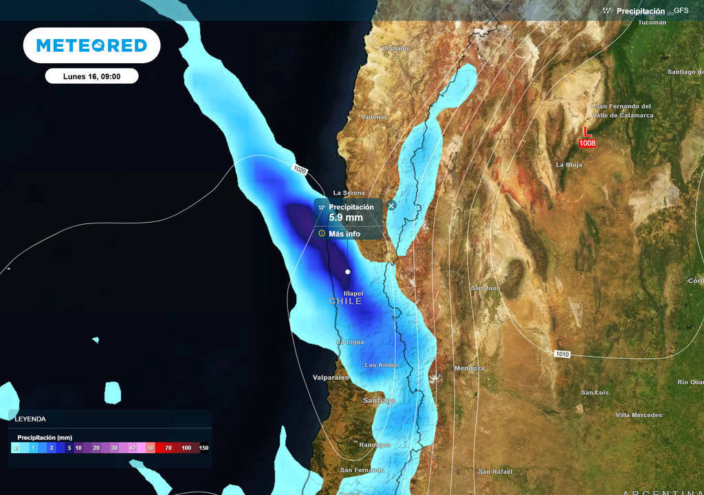 mapa de precipitación. mapa de precipitación.