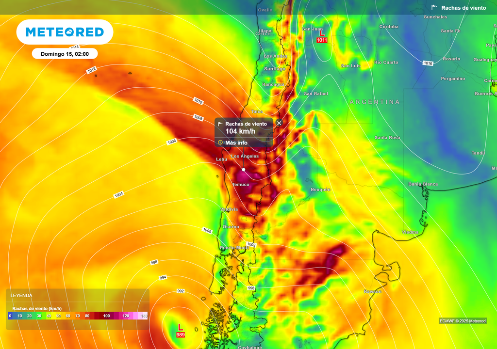 mapa de ráfagas de viento. mapa de ráfagas de viento.