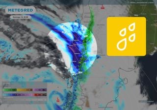 En unas horas, lluvias en corto periodo de tiempo avanzarán desde Los Lagos hasta Coquimbo ¡Prepárate!