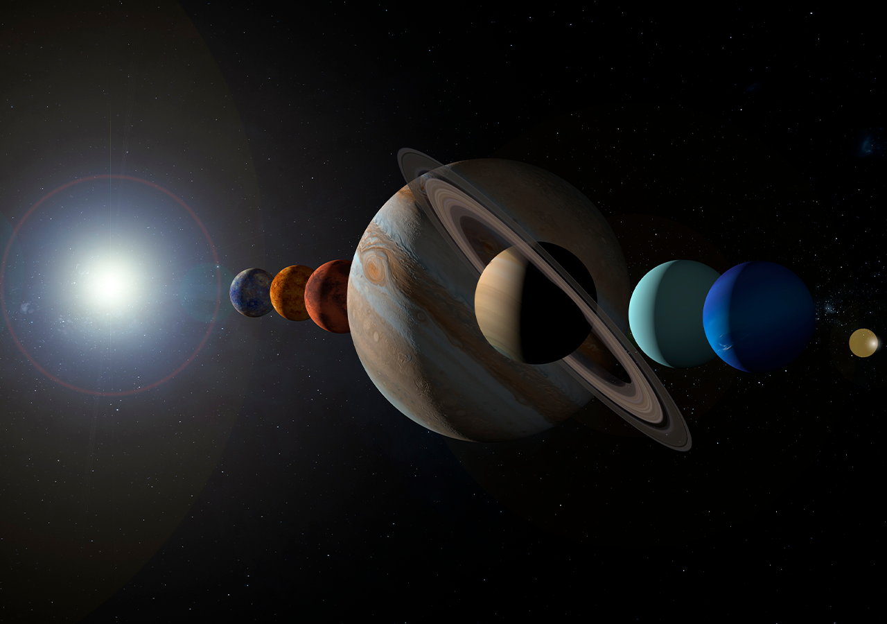 L'allineamento planetario previsto si verificherà tra poche ore.