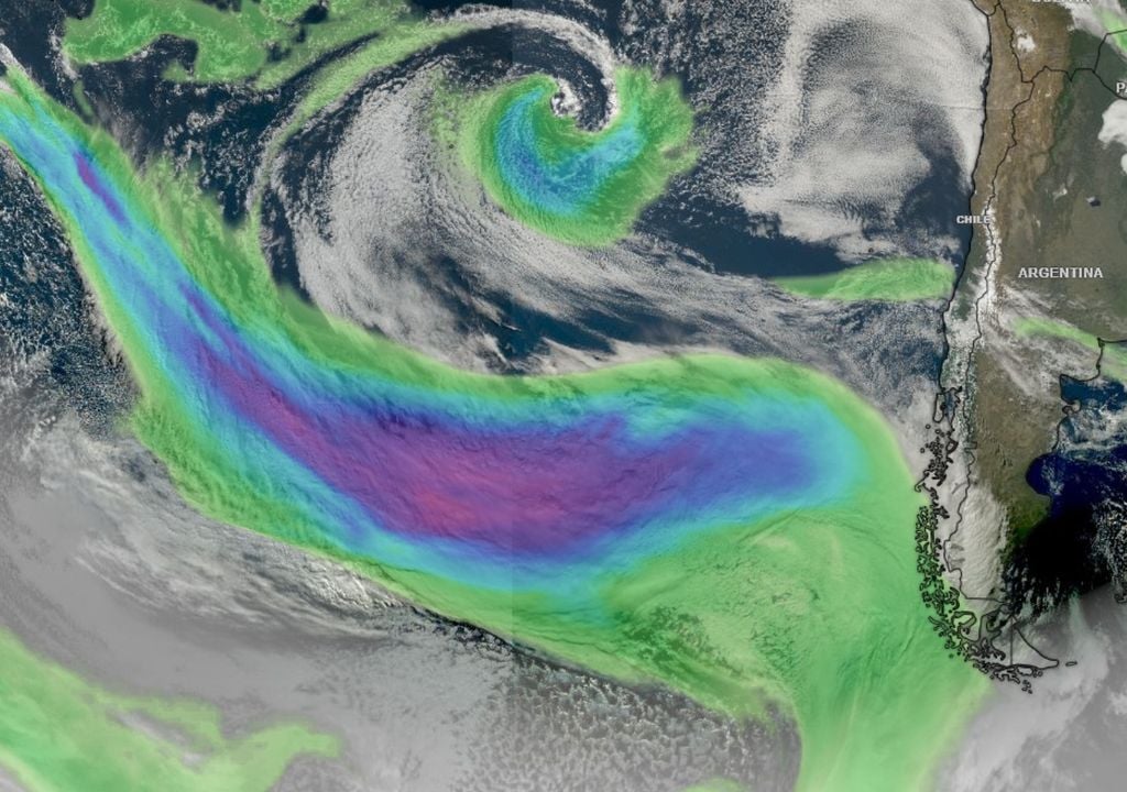 Sistema frontal y río atmosférico Sistema frontal y río atmosférico
