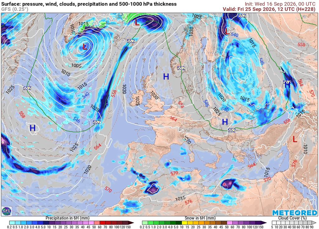 Le modèle européen GFS penche pour un air plus continental. Le modèle européen GFS penche pour un air plus continental.