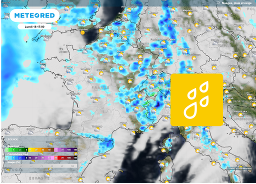 Encore deux journ&eacute;es perturb&eacute;es en France, mais certaines r&eacute;gions &eacute;chapperont &agrave; la pluie