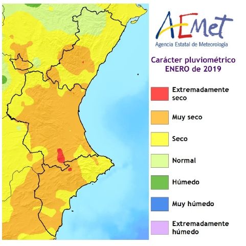 Enero De 2019 En La Comunidad Valenciana: Muy Seco Y Térmicamente Normal Enero De 2019 En La Comunidad Valenciana: Muy Seco Y Térmicamente Normal