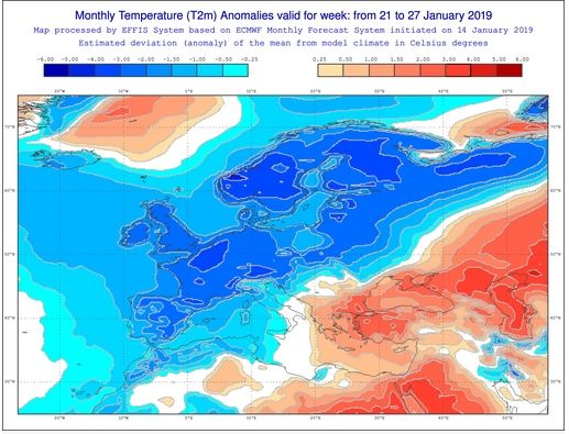 Enero De 2019 Terminará Con Frío Y Con Precipitaciones, Algunas En Forma De Nieve Enero De 2019 Terminará Con Frío Y Con Precipitaciones, Algunas En Forma De Nieve