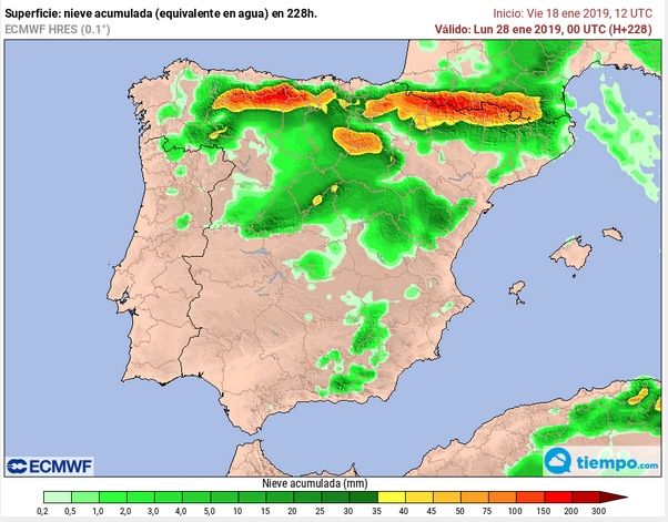 Enero De 2019 Terminará Con Frío Y Con Precipitaciones, Algunas En Forma De Nieve Enero De 2019 Terminará Con Frío Y Con Precipitaciones, Algunas En Forma De Nieve