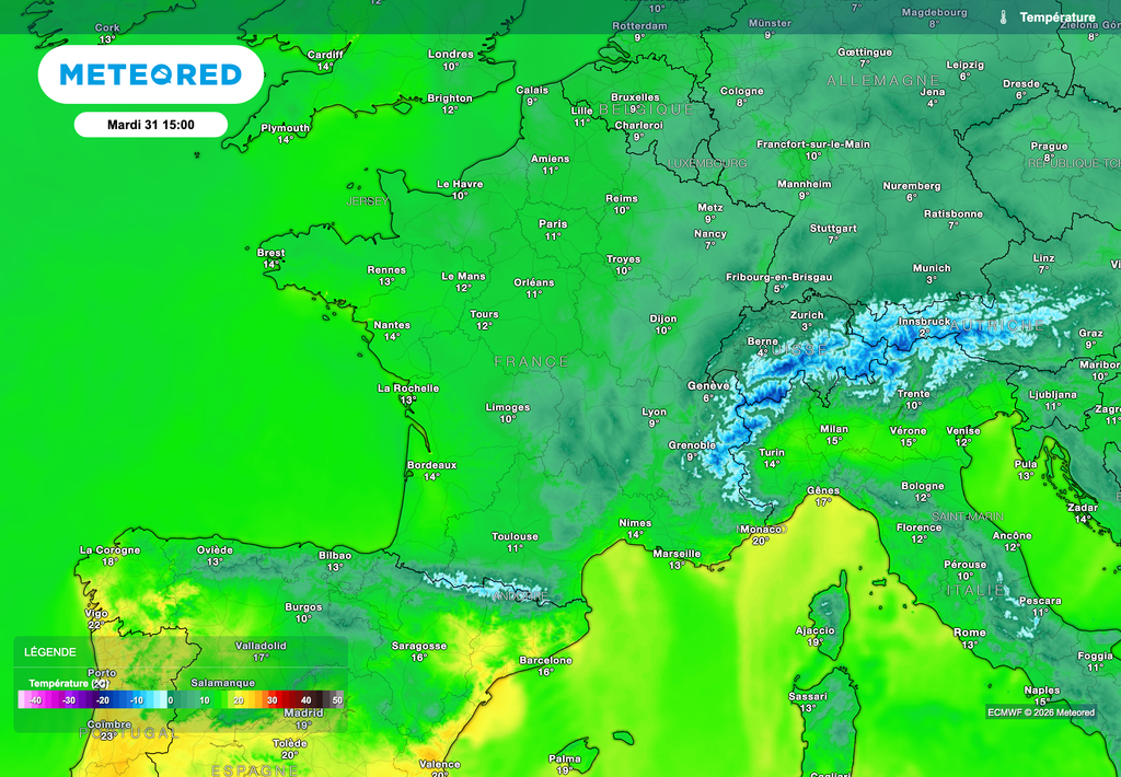 Une fraîcheur d'autant plus résistante dans l'est. Une fraîcheur d'autant plus résistante dans l'est.