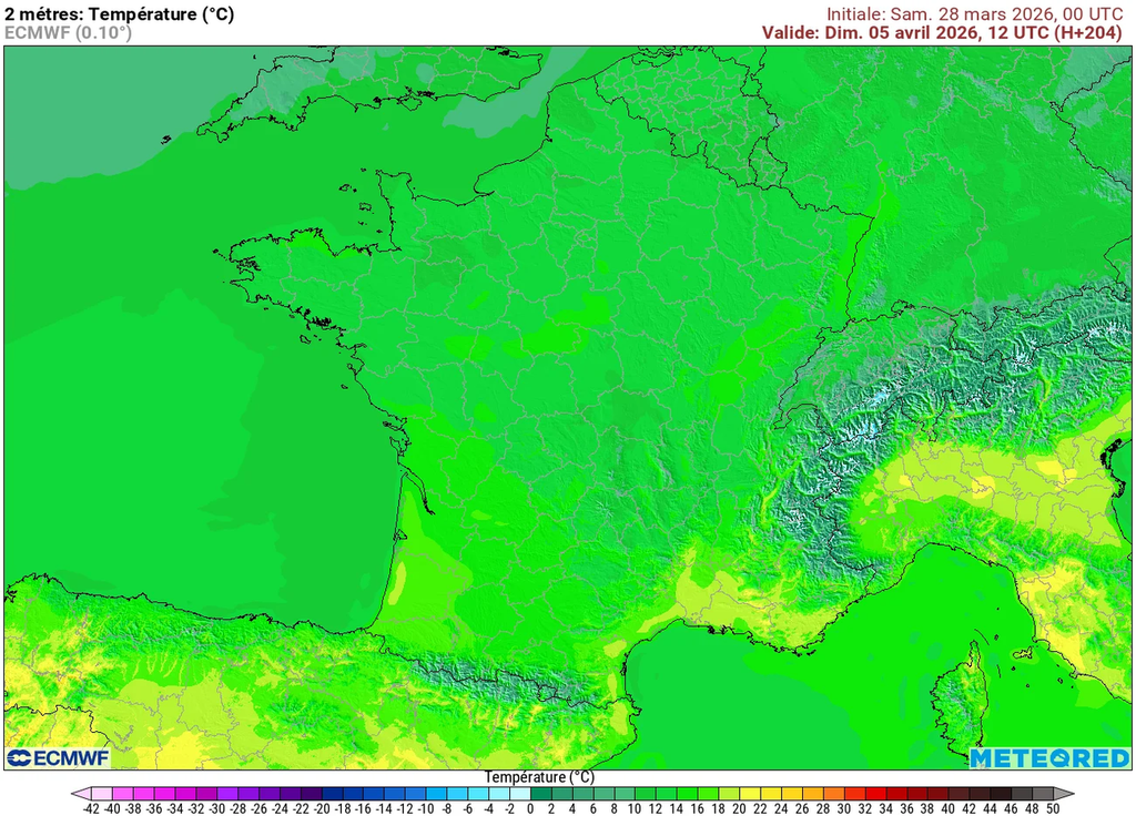 Une douceur un peu plus présente d'ici Pâques. Une douceur un peu plus présente d'ici Pâques.