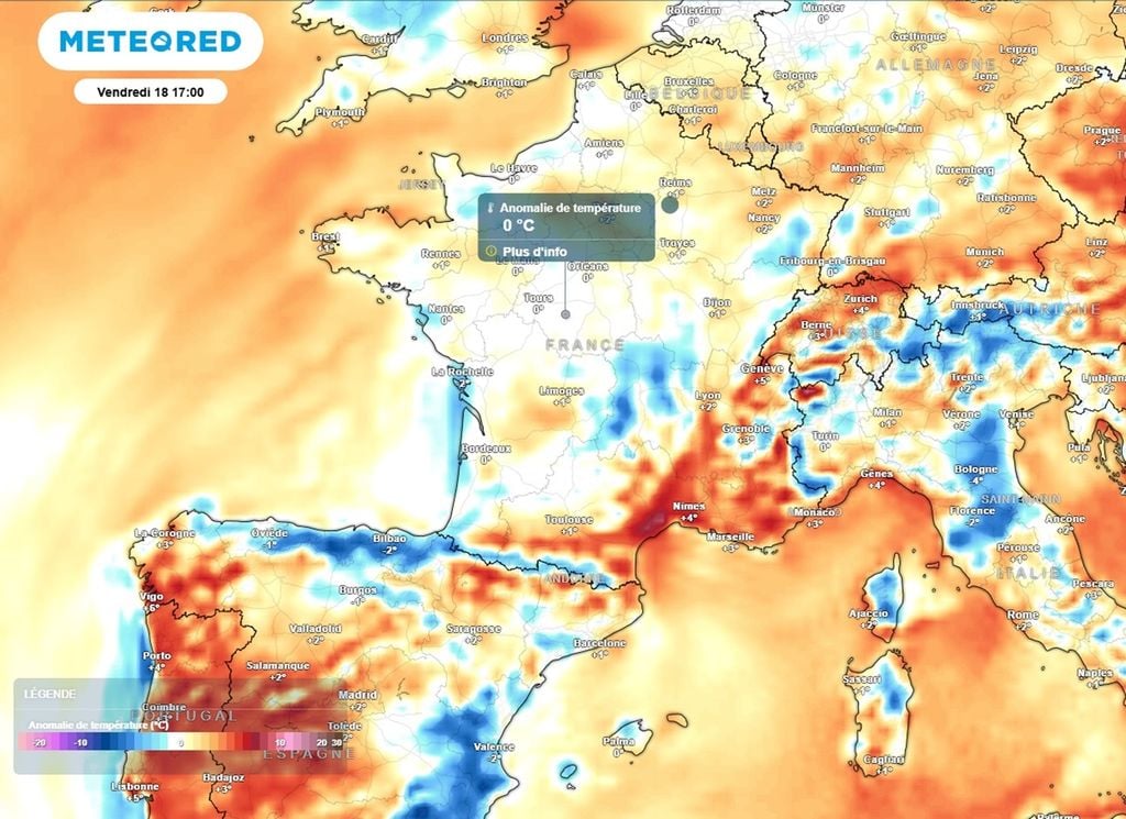 En cette fin de semaine, les températures sont parfaitement de saison, sauf en Méditerranée où elles demeurent plus élevées que la normale. En cette fin de semaine, les températures sont parfaitement de saison, sauf en Méditerranée où elles demeurent plus élevées que la normale.
