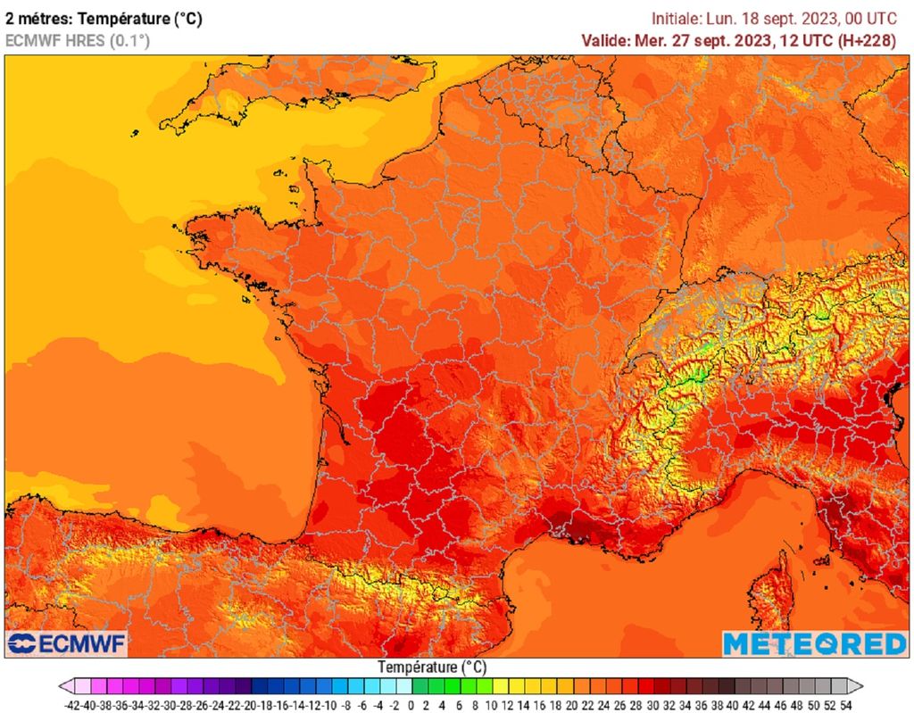 La chaleur sera généralisée la semaine prochaine, en étant plus marquée au sud avec ponctuellement plus de 30°C l'après-midi. La chaleur sera généralisée la semaine prochaine, en étant plus marquée au sud avec ponctuellement plus de 30°C l'après-midi.