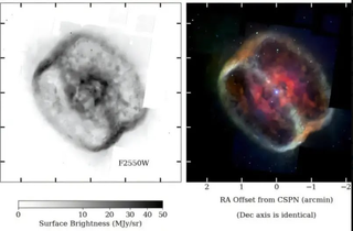 Los enigmáticos anillos de una nebulosa planetaria única y explorados por el telescopio espacial James Webb