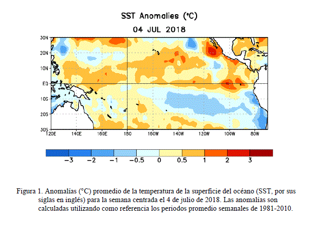 Enso-Neutral En El Verano 2018 Del Hemisferio Norte, Con Probabilidad De Aumento De El Niño En El Otoño E Invierno 2018-19