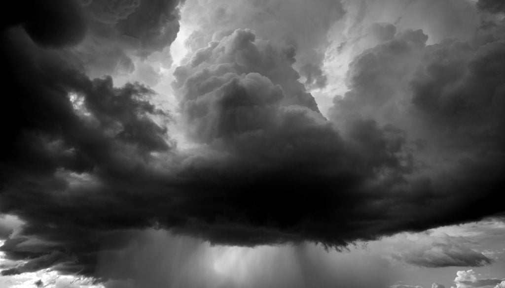 Spesso questi temporali si sviluppano meglio in presenza di un anticiclone debole in quota o di una pressione al suolo non troppo elevata (intorno ai 1012-1018 hPa), che permette all’aria di salire senza forti correnti orizzontali che la disperdano o possano interferire con i moti ascensionali.
