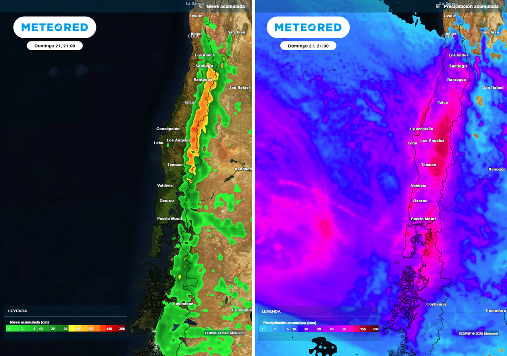 acumulados de precipitaciones previstas