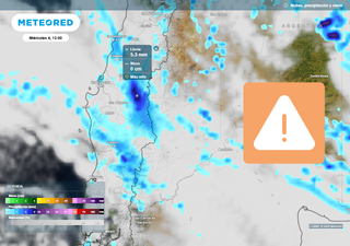 "Entre 40 y 60 mm para este miércoles en Ñuble y Biobío": avisos de la DMC por ingreso de sistema frontal 