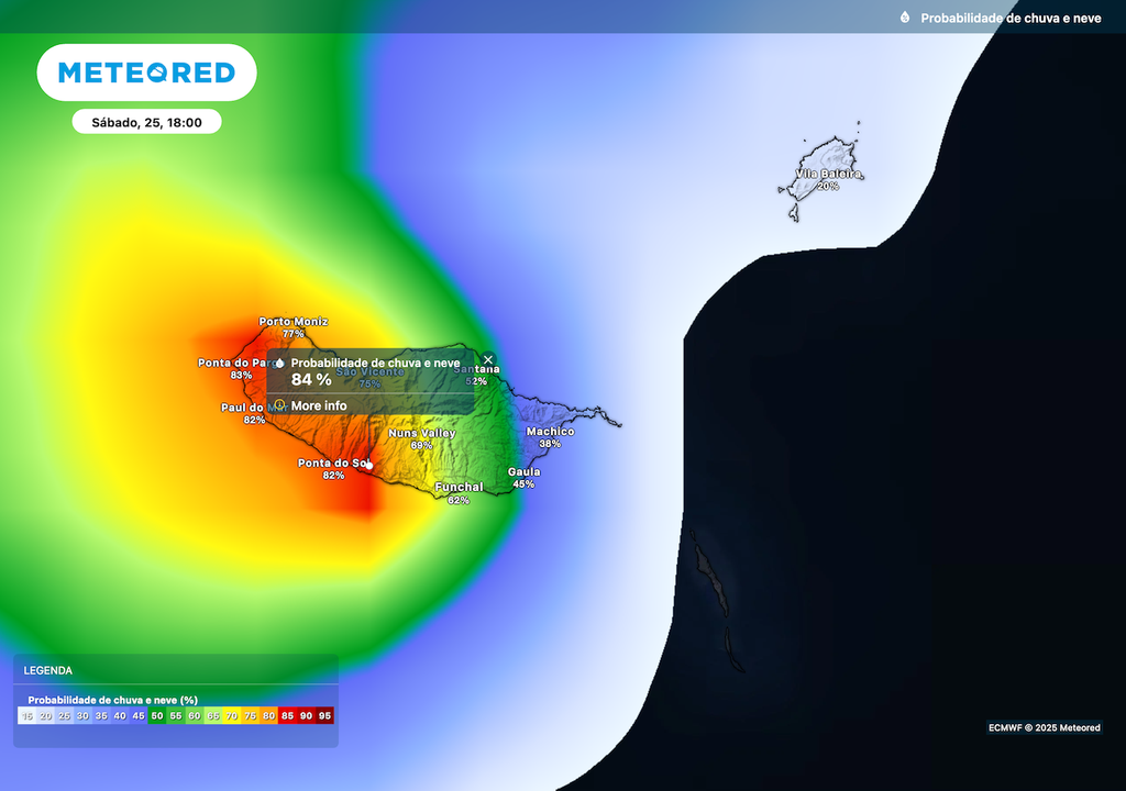 Fim de semana com precipitação na Região Autónoma da Madeira. Fim de semana com precipitação na Região Autónoma da Madeira.