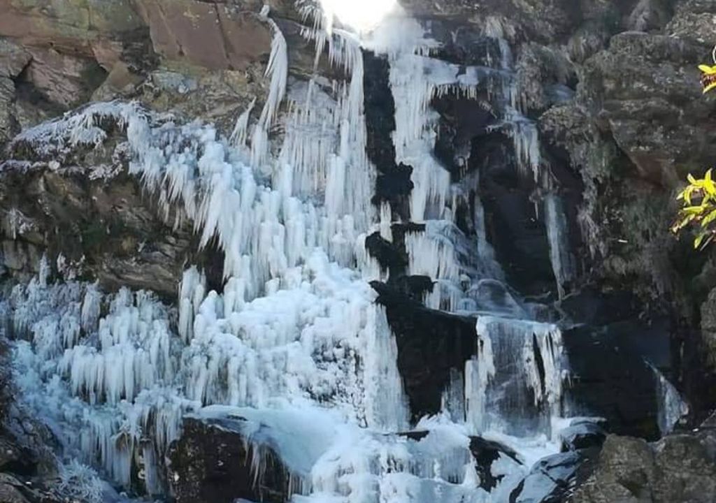 Cascada Salto del Tigre entre San Luis y Córdoba