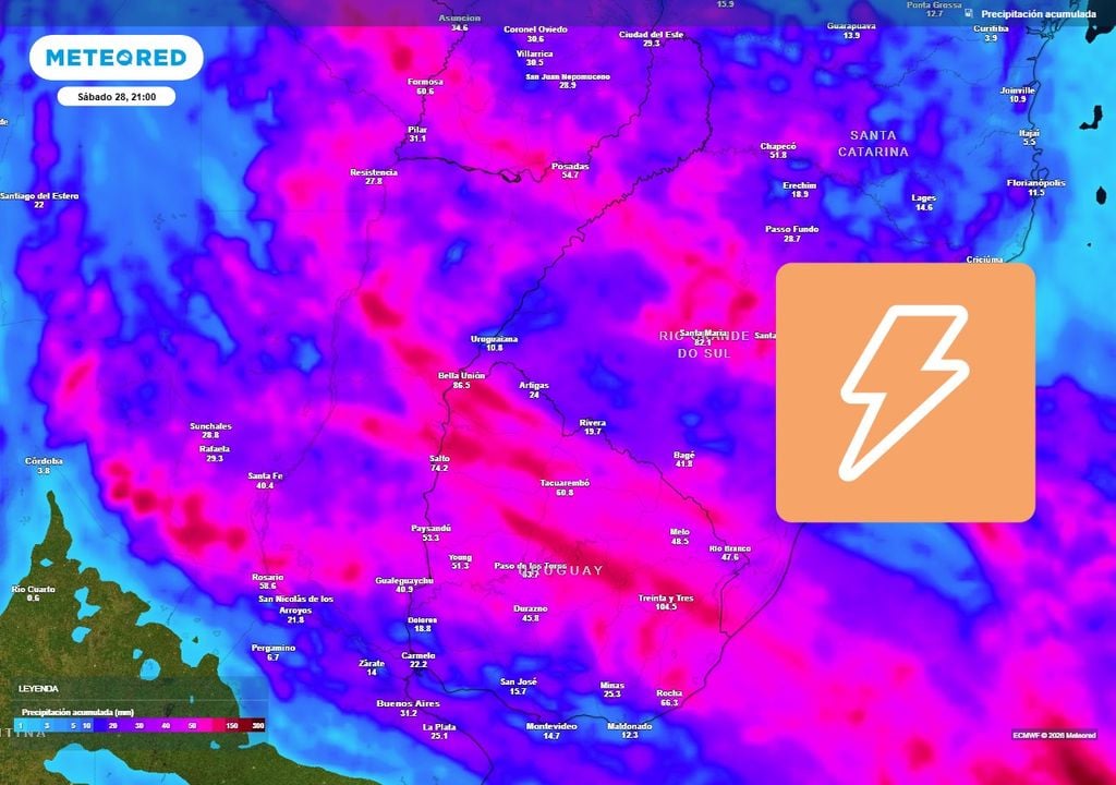 Tiempo Argentina alerta SMN Se prevé una semana con lluvias abundantes en distintos sectores del centro y norte del país.