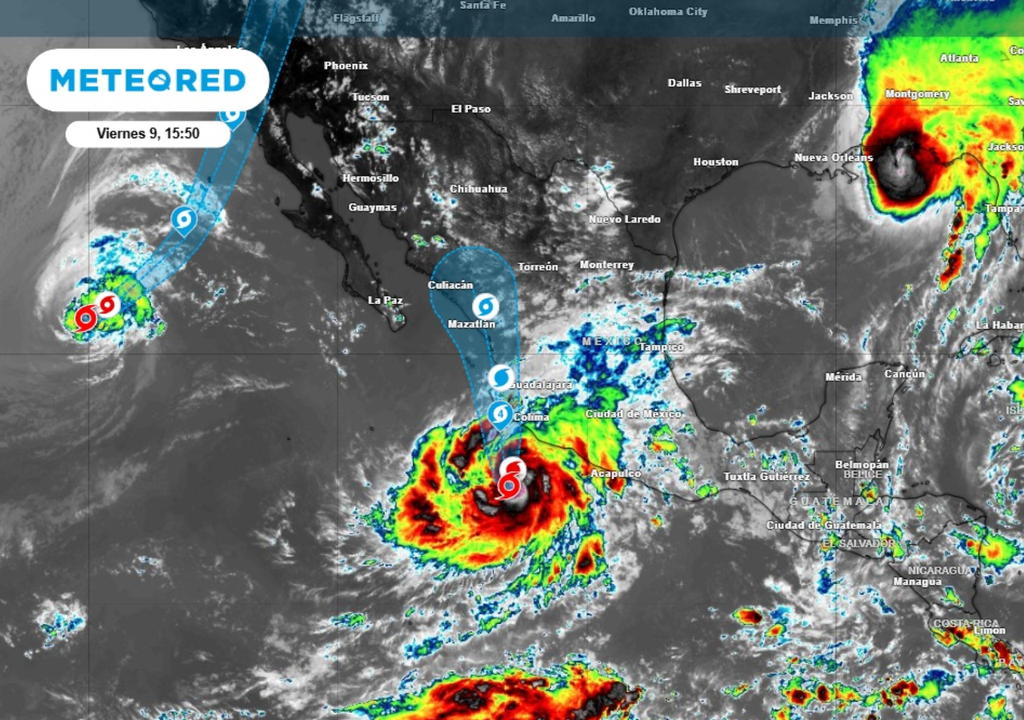 Rain Alerta por el inminente impacto del huracán "Simon".