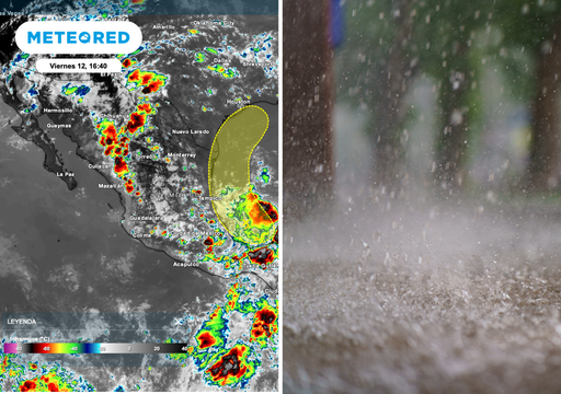 Entre el s&aacute;bado 13 y domingo 14 de junio: tormentas intensas de hasta 100 mm en varios estados de M&eacute;xico