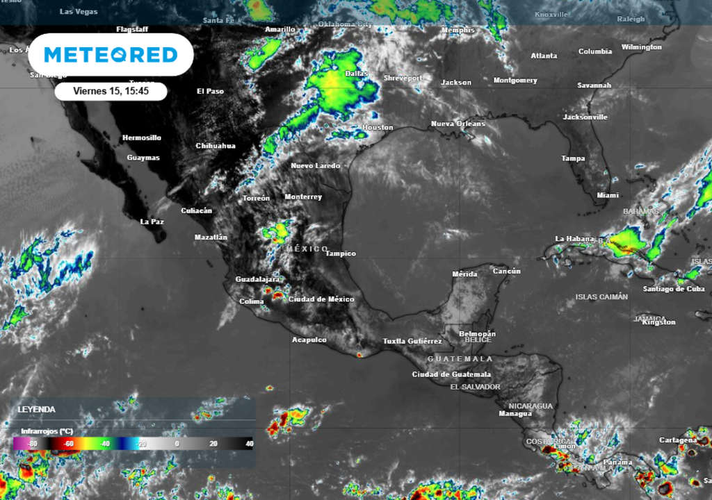 Temperaturas extremadamente calurosas y tormentas para este fin de semana en México.