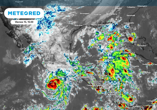 Entre el s&aacute;bado 17 y domingo 18 de octubre: Lluvias torrenciales por Trudy y potente frente fr&iacute;o