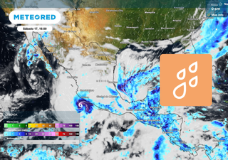 Entre el s&aacute;bado 17 y domingo 18 de octubre: Lluvias torrenciales por Trudy y potente frente fr&iacute;o