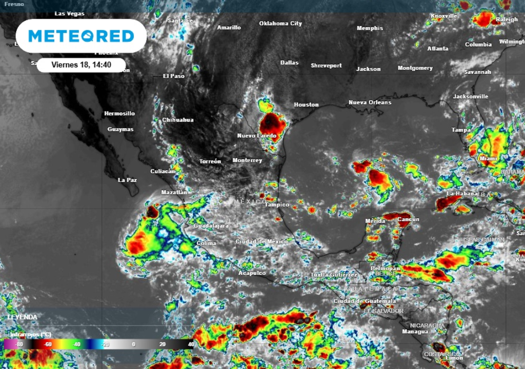 Tormentas Existe riesgo de inundaciones por las fuertes lluvias que se estarán presentando.