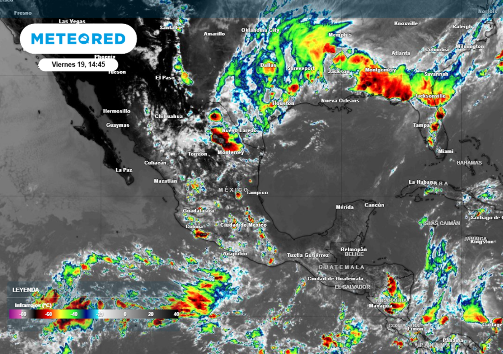 Tormentas Para este fin de semana, se pronostican tormentas eléctricas importantes en México.
