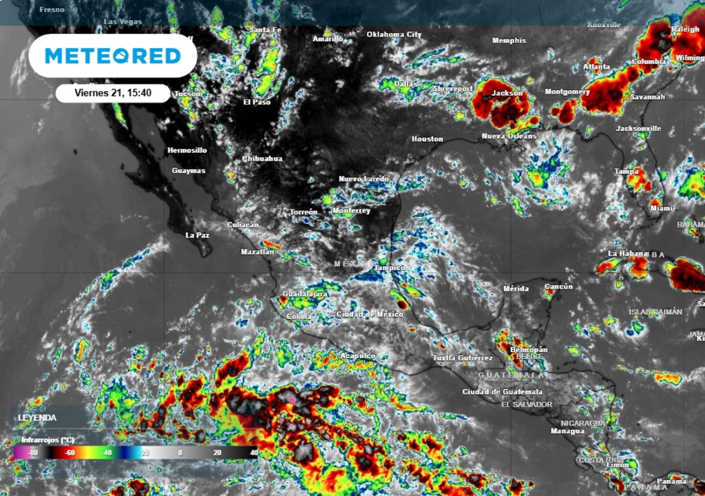 Tormentas Onda tropical 30 estará pegando con fuerza este fin de semana.