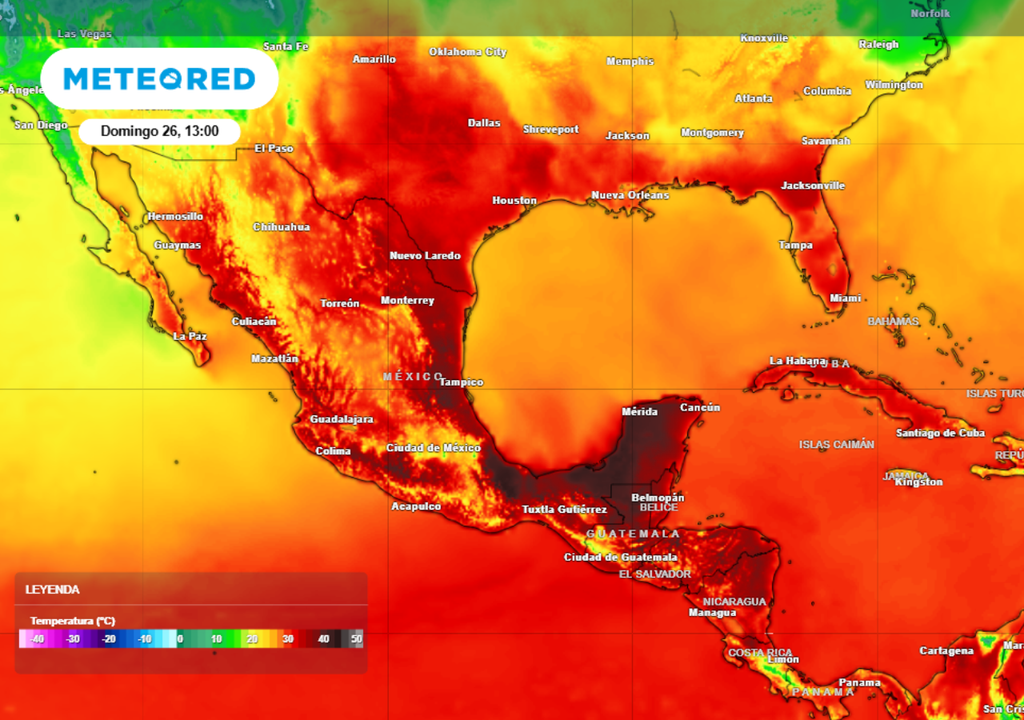 Temperaturas de hasta 45 °C se estarán dando este fin de semana en México.