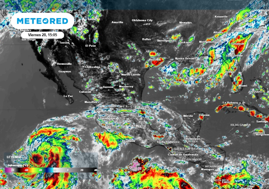 Tormentas La onda tropical 33 estará generando lluvias en varios estados de México.