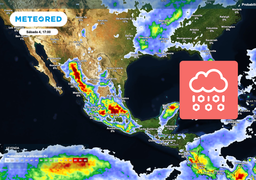 Se aproxima un fin de semana lluvioso: onda tropical 15 y vaguadas provocar&aacute;n tormentas intensas en M&eacute;xico