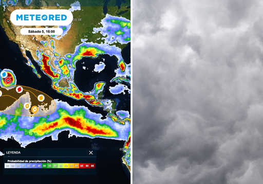 Entre el s&aacute;bado 5 y domingo 6 de septiembre: lluvias intensas de hasta 150 mm golpear&aacute;n diversos estados de M&eacute;xico