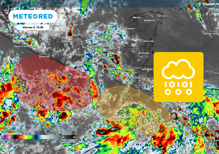 Entre el s&aacute;bado 6 y domingo 7 de junio: zonas de baja presi&oacute;n con potencial cicl&oacute;nico dejar&aacute;n lluvias en M&eacute;xico