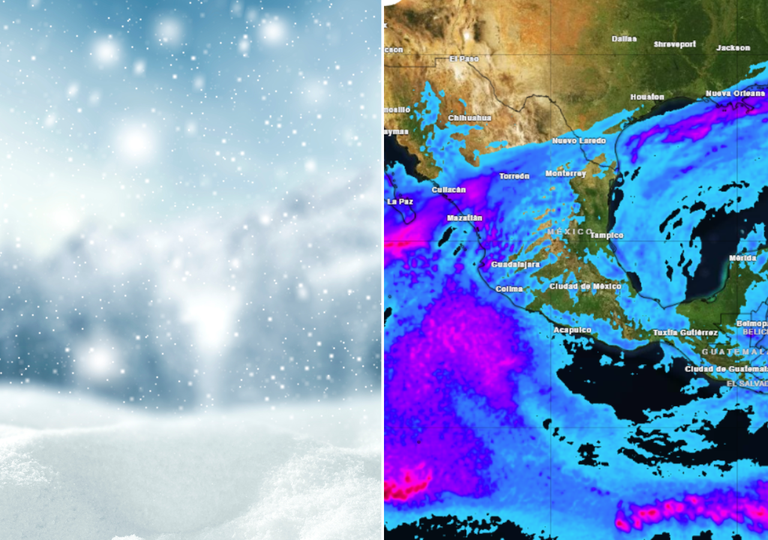 Entre el sábado y el domingo, México tendrá lluvias, caída de nieve y aguanieve