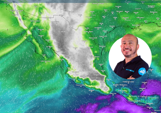 Entre el sábado y el domingo México tendrá lluvias y vientos por el frente frío número 14