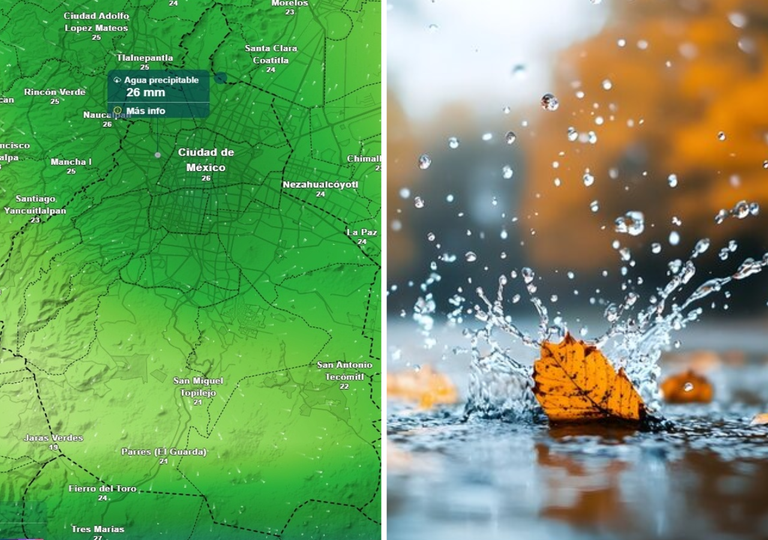 Del 2 al 4 de octubre en CDMX: se esperan acumulados de lluvia superiores a 25 mil&iacute;metros y descenso de temperatura