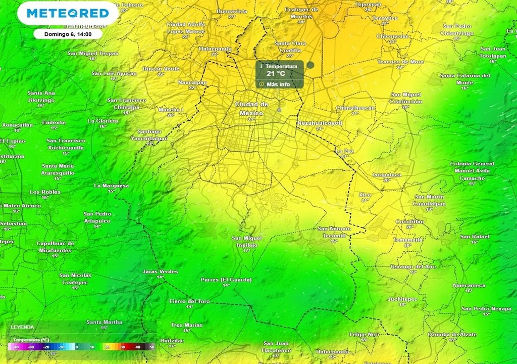 temperatura Este fin de semana la temperatura máxima en la capital oscilará alrededor de 28 °C.